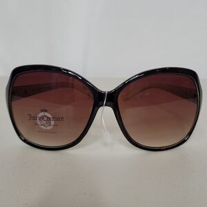 Juicy Couture Women's Black Moss Green Oversized Sunglasses